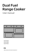 Beko KDVF90X 90cm Dual Fuel Range Cooker User manual