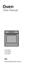 Beko KA52NEW HLG 50cm Single Oven Gas Cooker User manual