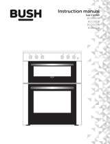 Bush BGC50DB 50cm Double Oven Gas Cooker User manual