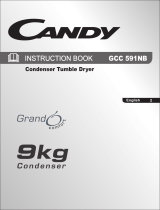 Candy GCC590NB 9KG Condenser Tumble Dryer User manual