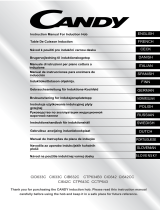 Candy CCTP643 60 Induction Hob User manual