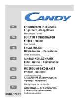 Candy BCBS174TTK Integrated Fridge Freezer User manual