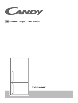 Candy CVS1745SK Fridge Freezer User manual