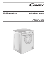 Candy Aqua 1042D1 4KG 1000 Spin Washing Machine User manual