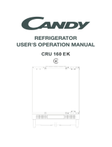 Candy CRU160EK Integrated Under Counter Larder Fridge User manual