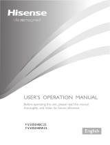 Hisense FV105D4BC21 UC FREEZER SS User manual