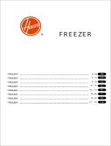 Hoover HFZE6085WE UC FREEZER WHT INS User manual