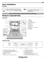 Hotpoint HFO3C22WF Full Size Dishwasher User manual