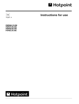 Hotpoint PHPN6.5 FLMX User manual
