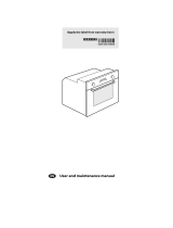 Hotpoint MMY50IX Built-in Single Electric Oven User manual