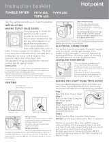 Hotpoint FETV60CP 6KG Vented Tumble Dryer User manual