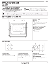 Hotpoint GA2124IX Gas Oven User manual