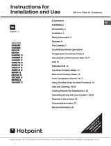 Hotpoint HUE61XS 60cm Double Oven Electric Cooker User manual