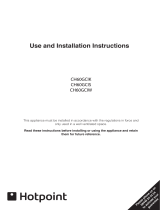 Hotpoint CH60GCIK COOKER BLK INS User manual