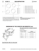 Indesit RI861X Ceramic Electric Hob User manual