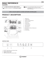 Indesit DSIE2B10UK Integrated Slimline Dishwasher User manual
