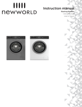 New World NWDHT814W 8KG 1400 Spin Washing Machine User manual