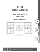 New World NWLEG75 HOB User manual