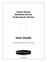 Rangemaster RM 60CM CLAS60NGFCR C GAS CREAM User manual