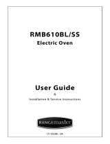 Rangemaster RMB610BL/SS Electric Single Oven User manual