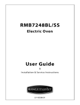 Rangemaster RMB7248BL/SS Built Under Double Electric Oven User manual