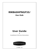 Rangemaster RMB60HPNGFSS 4 Burner Gas Hob User manual