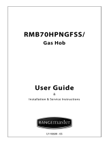 Rangemaster RMB70HPNGFSS 5 Burner Gas Hob User manual