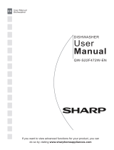 Sharp S22F472W Dishwasher User manual