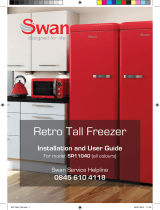 Swann SR11040BLN RETRO TALL FREEZER User manual