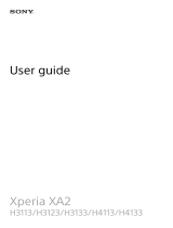 Sony SIM Free Xperia XA2 32GB Mobile Phone User manual