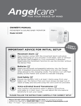 Angelcare AC403 Baby Movement Monitor Owner's manual