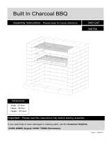 Argos Home Built In Charcoal BBQ User manual