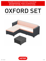 Keter Oxford Rattan Effect Outdoor Corner Sofa User manual