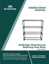 McGregorGREENHOUSE SHELVING TWIN PACK