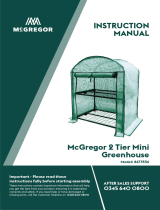 McGregor 2 Tier Mini Greenhouse User manual