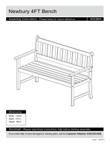 Newbury Argos Home Wooden 2 Seater Garden Bench User manual