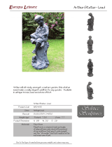 Solstice Sculptures ARTHUR 89CM STATUE LEAD User manual