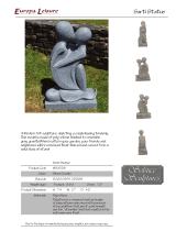 Solstice Sculptures SARTI STATUE GRANITE User manual