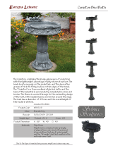 Solstice Sculptures CONISTON BIRDBATH EMERALD GREY STONE EFF User manual