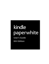 Amazon KINDLE WIFI TOUCH BLACK User manual