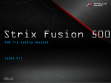 Asus ROG Strix Fusion 500 PC Gaming Headset User manual