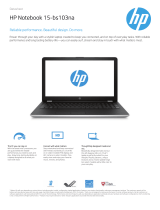 HP 15.6 Inch i7 8GB 2TB Laptop User manual