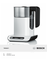 Bosch TWK8631GB User manual