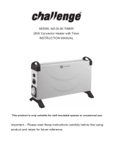 Challenge 2kW Convector Heater User manual