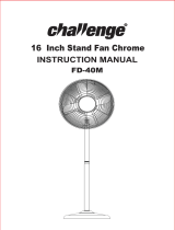 Challenge 16 Inch Pedestal Fan User manual