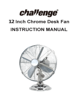 Argos12 INCH CHROME OSC DESK FAN