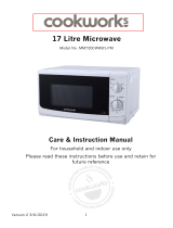 Cookworks 700W Standard Microwave User manual