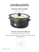 Cookworks 3.5L Slow Cooker User manual