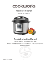 Cookworks 10-in-1 5.5L Digital Pressure Cooker User manual