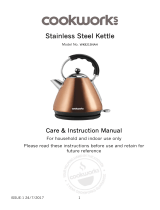 Cookworks METAL PYRAMID KETTLE ALMOND User manual